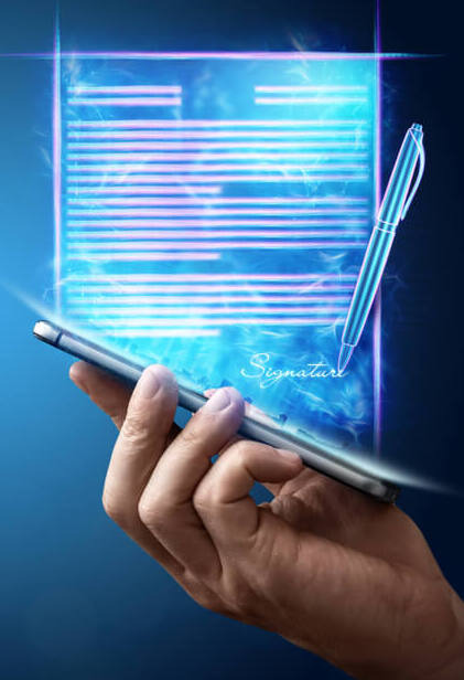 Digital Signing Platform Illustration